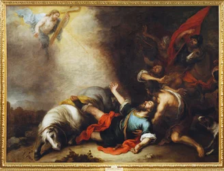 De bekering van Sint Paulus (schilderij op doek)