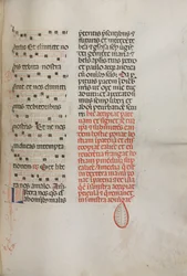 Missale: Fol. 190: Muziek voor verschillende gebeden, 1469