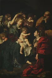 De Heilige Familie met St. Catharina