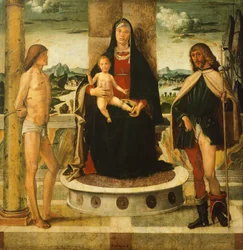 Madonna met Kind en Heiligen
