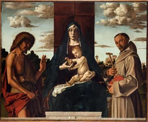 Maagd en Kind met Heiligen Franciscus en Johannes de Doper
