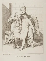Hygieia en Cupido
