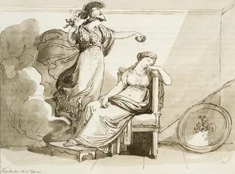 Penelope verfraaid door Minerva