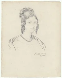 Portret van een jonge vrouw, mogelijk prinses Barbara Massimo