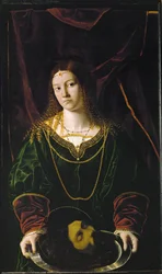 Salome met het hoofd van Johannes Baptist