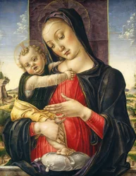 Madonna met kind, ca. 1475 (tempera op populierenhoutpaneel)