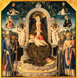 Madonna met Kind en Heiligen