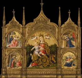 De Madonna van Nederigheid, de Annunciatie, de Geboorte en de Pietà