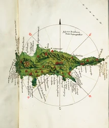 Kaart van Cyprus