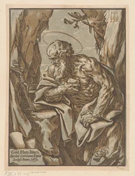 Heilige Hieronymus in de wildernis