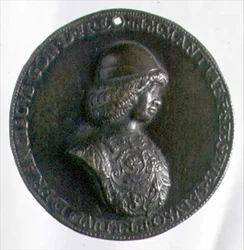 Portretmedaille met Francesco Gonzaga II (1466-1519)