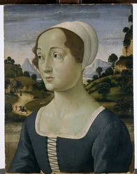 Portret van een vrouw van midden twintig