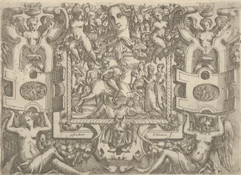 Figuur te paard met een zwaard, rijdend over een figuur op de grond, ca. 1540-80