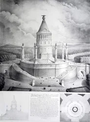 Ontwerp voor een grafmonument voor Napoleon op de hoogten van Chaillot tegenover het Champ de Mars