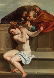 Susanna en de ouderlingen. Na Artemisia Gentileschi