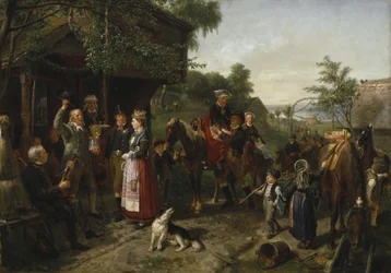 Een Väerend bruiloft, 1873