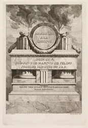 Mascarade à la Grecque: Toewijdingspagina