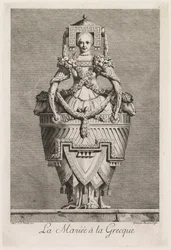 Mascarade à la Grecque: La Mariée à la Grecque (Plate 6)