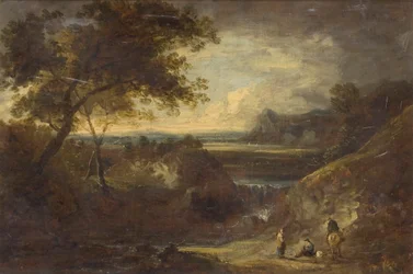Landschap met figuren, 1796-1838