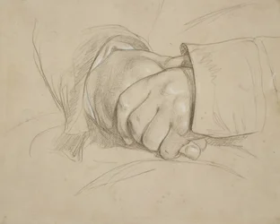 Gevouwen handen, naar verluidt die van de dichter William Wordsworth
