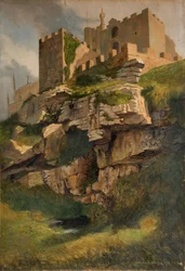 Kliffen bij Marazion, Cornwall, 1858