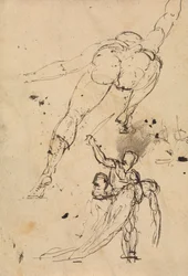 Studie voor Hercules en Persephone