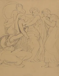 Studie van een dramatische scène