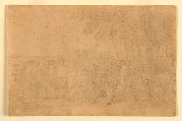 Tekening, Schets voor "Penns Verdrag", 1772