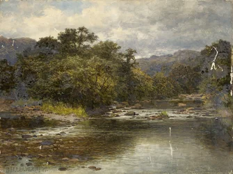 Aan de Llugwy-rivier