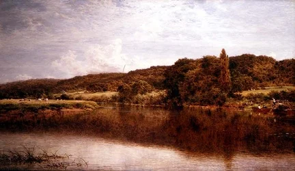 Rivierscène, Streatley aan de Theems