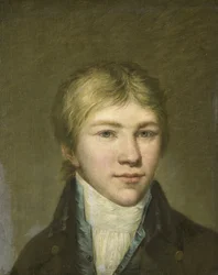Portret van Hendrik Arend van den Brink op zeventienjarige leeftijd