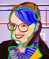 Het schip der dwazen : Evelyne, 2020 (olieverf op doek)