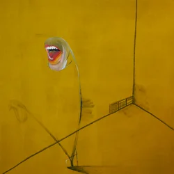 La colère, paneel 2, 2016 (olieverf en acryl op doek)