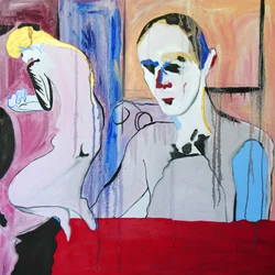 De familie Bonnard, 2005 (olieverf op doek)