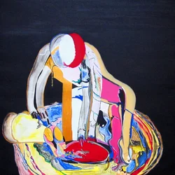 Bonnards vrouw, 2005 (olieverf op doek)