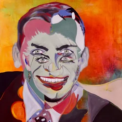 Mythe 2, 2021 (olieverf en acryl op doek)