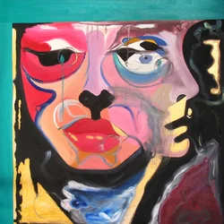 Surportret: Étude de vivantes 2, 2005 (olieverf op doek)