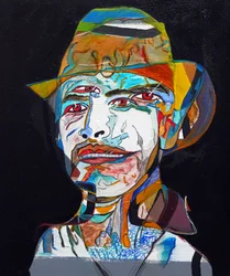Surportret : Marcos Alejandro Rosas Jassan, 2014 (olieverf op doek)