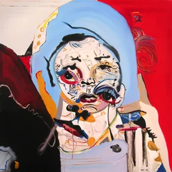 Surportret: Marlène Dietrich  het kleine meisje, 2003 (olieverf op doek)