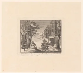 Daphnis op vogeljacht in de winter