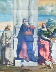 Sint Antonius de abt, Antonius van Sicilië en Cecilia