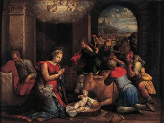 De Aanbidding der Herders, 1536-1537