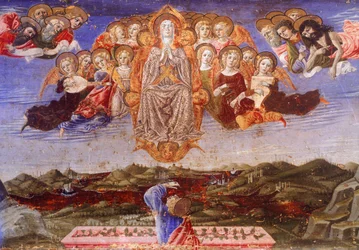Predella van de Hemelvaart van de Maagd (detail)