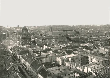 Panorama van de stad Berlijn, Duitsland, 1895