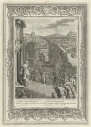 Cassandra voorspelt de val van Troje, 1731