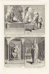 Vier Chinese goden, 1728