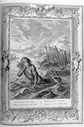 Glaucus verandert in een zeegod, 1733