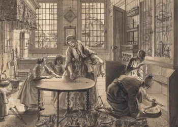 Het schoonmaken van het huis voor het joodse Pasen
