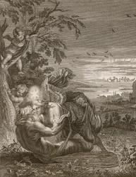 Tithonus, de Echtgenoot van Aurora, Veranderd in een Sprinkhaan, 1731