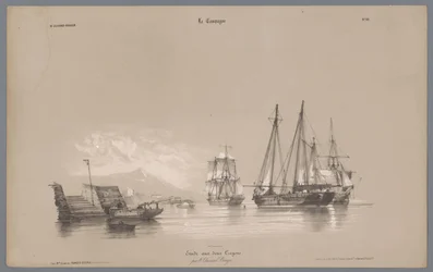 Zeilschepen in de haven